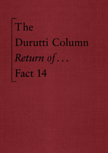 Load image into Gallery viewer, The Durutti Column - The Return of The Durutti Column