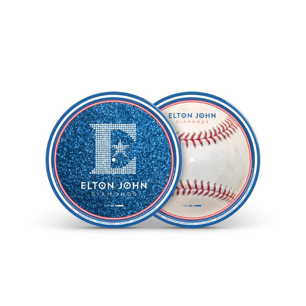Elton John - Diamonds (Baseball Picture Disc) – Mixed Up Records