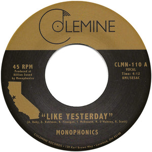 Monophonics / Destruments ‎– Like Yesterday / Freedom