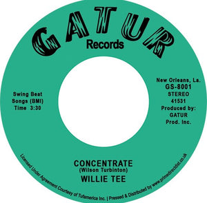 Willie Tee - Concentrate/Get Up